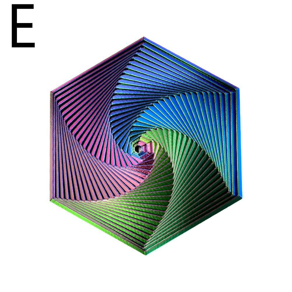 Impresión 3D transfronteriza: nuevo artefacto de descompresión hexagonal irritable fractal, figura de juego creativa y moderna, juguete infantil decorativo.