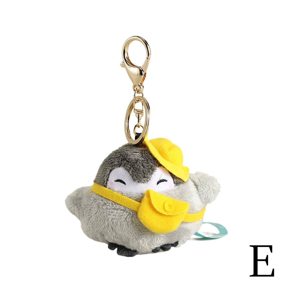 Lindo bolso de peluche de pato, pingüino, mochila escolar, feo y lindo colgante, regalo de nicho