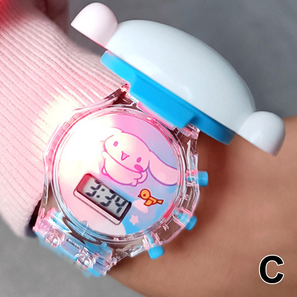 thumbnail image 1 of Reloj musical para niños, colorido y luminoso, con dibujos animados, electrónico, ideal como regalo para estudiantes de primaria y guardería., 1 of 7