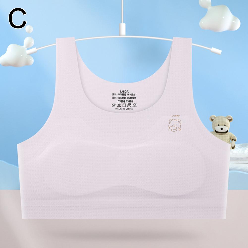 thumbnail image 1 of Ropa interior para niñas estilo chaleco pequeño, sujetador sin costuras para el período de desarrollo, para niñas, adolescentes, estudiantes de secundaria, estudiantes de verano, 1 of 7